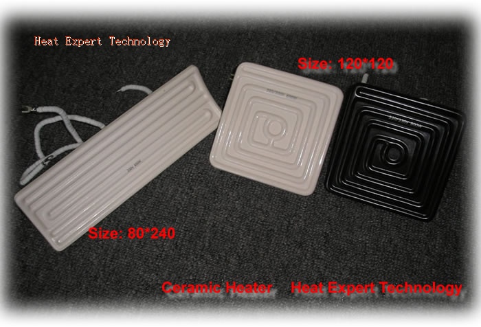 Ceramic heating plate