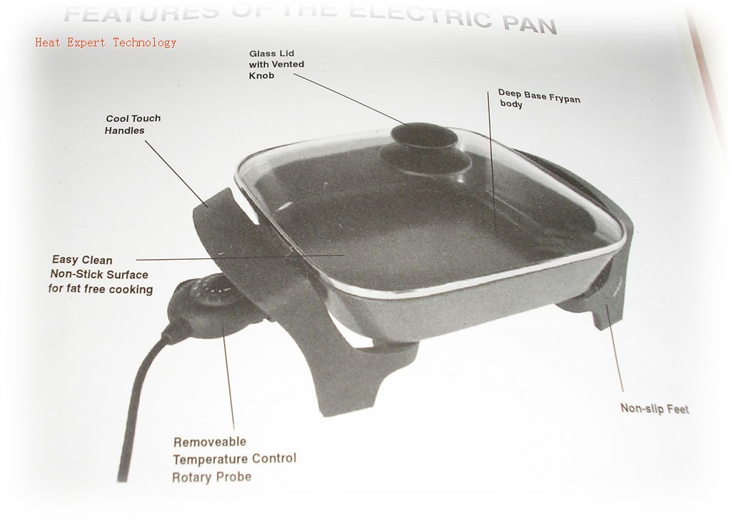 Electric frypan