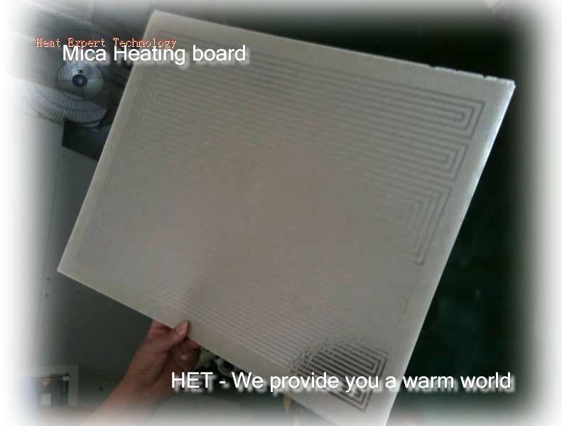 Mica heating board