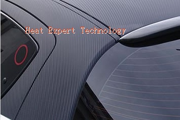 Three dimensional carbon fiber vinyl wrapping film