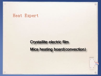 Crystallite electric film Mica heating board(convection)