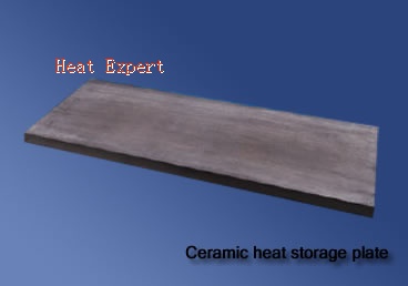 Ceramic heat storage plate