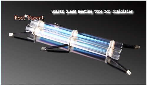 Quartz glass heating tube for humidifier